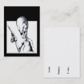 Alien Probe Visitekaartje (Voorkant / Achterkant)