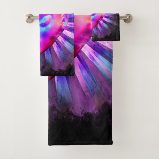 Alien Psychedelische Meditatie Bad Handdoek (Insitu)