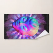 Alien Psychedelische Meditatie Bad Handdoek (Handdoek)