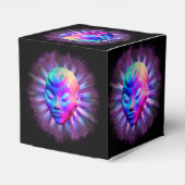 Alien Psychedelische Meditatie Bedankdoosjes (Achterkant)