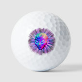 Alien Psychedelische Meditatie Golfballen (Voorkant)