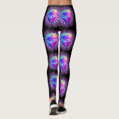 Alien Psychedelische Meditatie Leggings (Achterkant)
