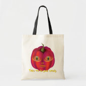 Alien Pumpkin Halloween Tote Bag (Voorkant)