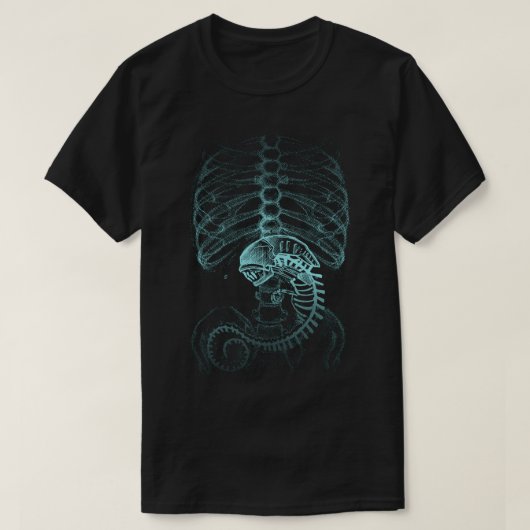 Alien-radiografie, X-Ray Classic T-Shirt (Design voorkant)