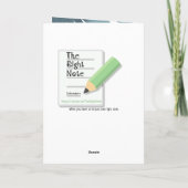 Alien rare man vraagt is het alleen mij gepersonal kaart (Achterkant)