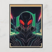 Alien Raven 05 Briefkaart (Voorkant)