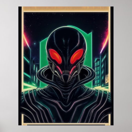 Alien Raven 05 Poster (Voorkant)
