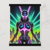 Alien Raven 09 Briefkaart (Voorkant)