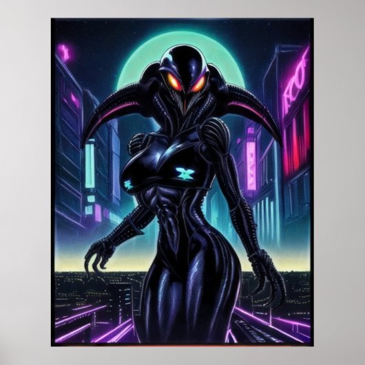 Alien Raven 10 Poster (Voorkant)