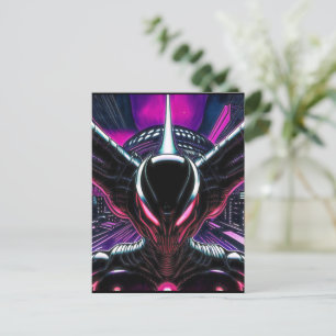 Alien Raven 11 Briefkaart
