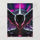 Alien Raven 11 Briefkaart (Voorkant)