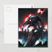 Alien Raven 12 Briefkaart (Voorkant / Achterkant)