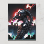 Alien Raven 12 Briefkaart (Voorkant)