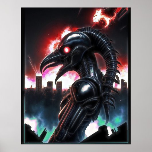 Alien Raven 12 Poster (Voorkant)
