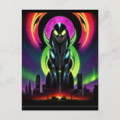 Alien Raven 13 Briefkaart (Voorkant)