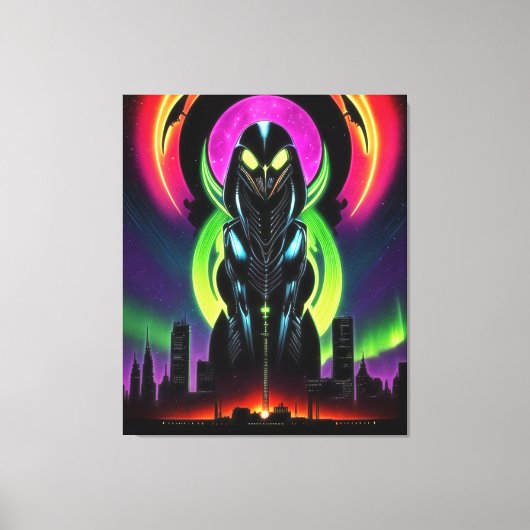 Alien Raven 13 Canvas Afdruk (Voorkant)