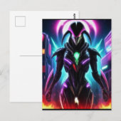 Alien Raven 16 Briefkaart (Voorkant / Achterkant)