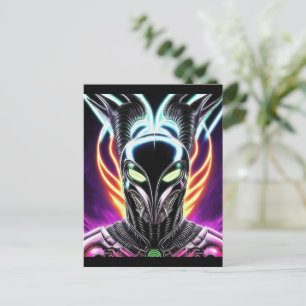 Alien Raven 18 Briefkaart