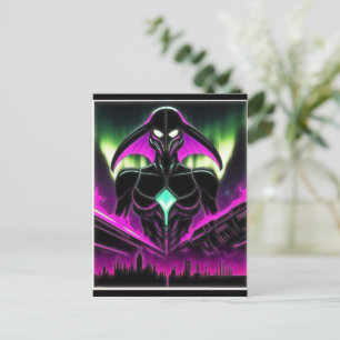 Alien Raven 20 Briefkaart