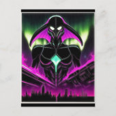 Alien Raven 20 Briefkaart (Voorkant)