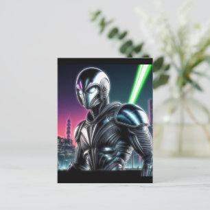 Alien Raven 21 Briefkaart