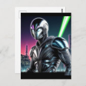 Alien Raven 21 Briefkaart (Voorkant / Achterkant)