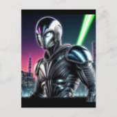 Alien Raven 21 Briefkaart (Voorkant)