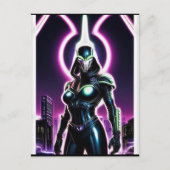 Alien Raven 22 Briefkaart (Voorkant)