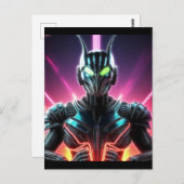 Alien Raven 23 Briefkaart (Voorkant / Achterkant)