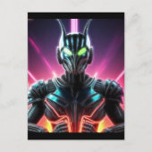 Alien Raven 23 Briefkaart (Voorkant)