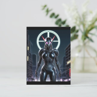Alien Raven 24 Briefkaart