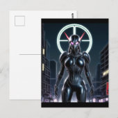 Alien Raven 24 Briefkaart (Voorkant / Achterkant)