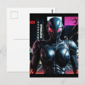 Alien Raven 25 Briefkaart (Voorkant / Achterkant)