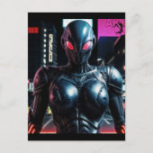 Alien Raven 25 Briefkaart (Voorkant)