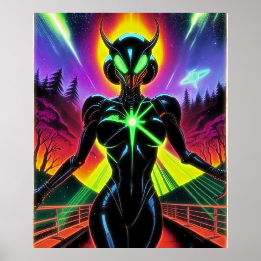Alien Raven 26 Poster (Voorkant)