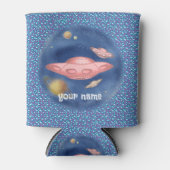 Alien Red Spaceship Koelbox Blikjeskoeler (Voorkant)