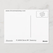 Alien Reflection Briefkaart (Achterkant)