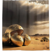 Alien Relics in the Desert Douchegordijn (Voorkant)