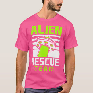 Alien Rescue Team Ufo Space T-shirt