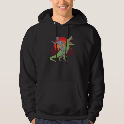 Alien Rex Dinosaur Extraterrestrials   Alien Rex Hoodie (Voorkant)
