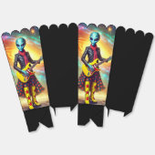 Alien Rockstar Bedankdoosjes (Ongevouwen)