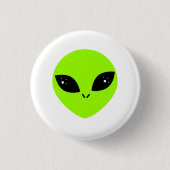 Alien ronde button 3,2 cm (Voorkant)