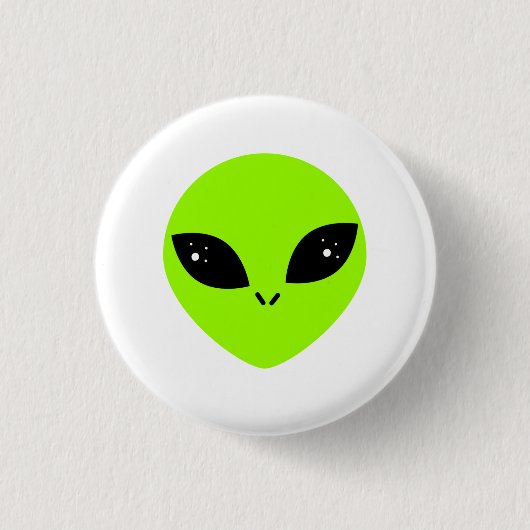 Alien ronde button 3,2 cm (Voorkant)