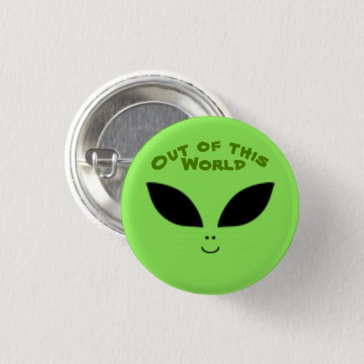 Alien Ronde Button 3,2 Cm (Voorkant /achterkant)