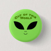Alien Ronde Button 3,2 Cm (Voorkant)