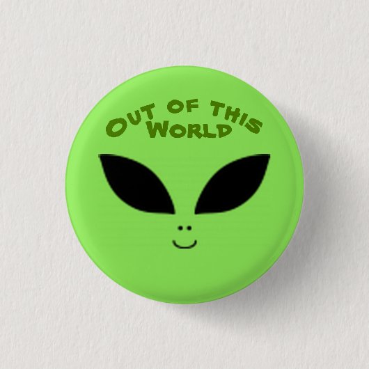 Alien Ronde Button 3,2 Cm (Voorkant)