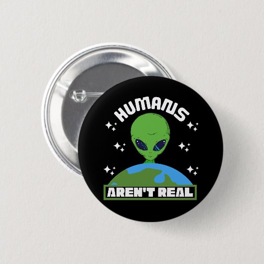 ALIEN RONDE BUTTON 5,7 CM (Voorkant /achterkant)