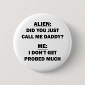 Alien Ronde Button 5,7 Cm (Voorkant)