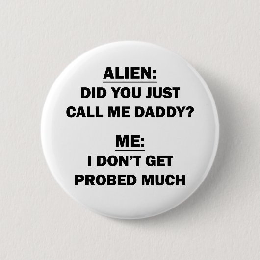 Alien Ronde Button 5,7 Cm (Voorkant)