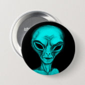 Alien Ronde Button 7,6 Cm (Voorkant /achterkant)